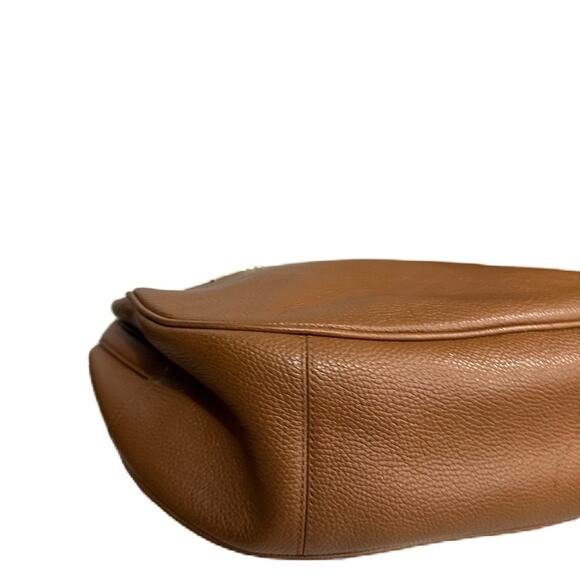 EUC Coach Brown Harley Pebble Leather Hobo Shoulder Bag F38259 - Picture 6 of 15